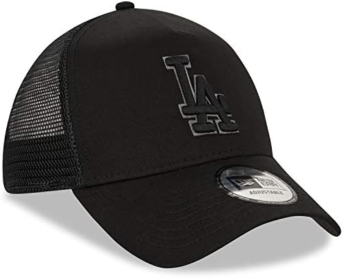 Yeni Dönem Bob Takım Logosu kamyon şoförü şapkası LA Dodgers Siyah / Gri