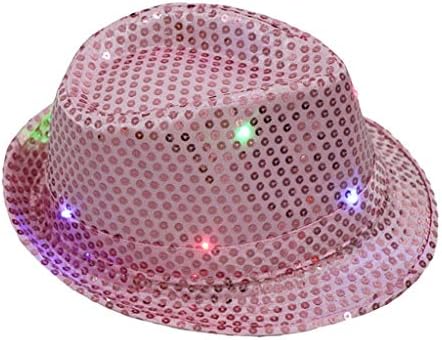 Pullu ışık dans Unisex Led fantezi parti yanıp sönen renkli şapka elbise beyzbol kapaklar Vs kafa bandı
